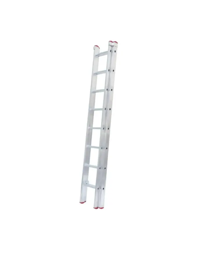 İki Parçalı 8 Basamaklı Sürgülü 2x2.5=5 Metre Alüminyum Merdiven