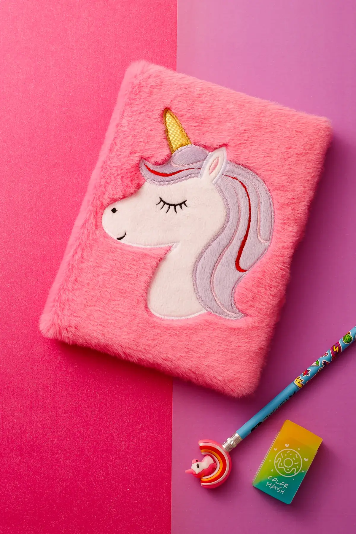 Peluş Hatıra Günlük Anı Defteri Krop Notebook Seri