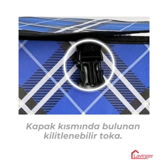 Pazar Arabası Yedek Çantası Taban Suntası Hediye ! Mavi