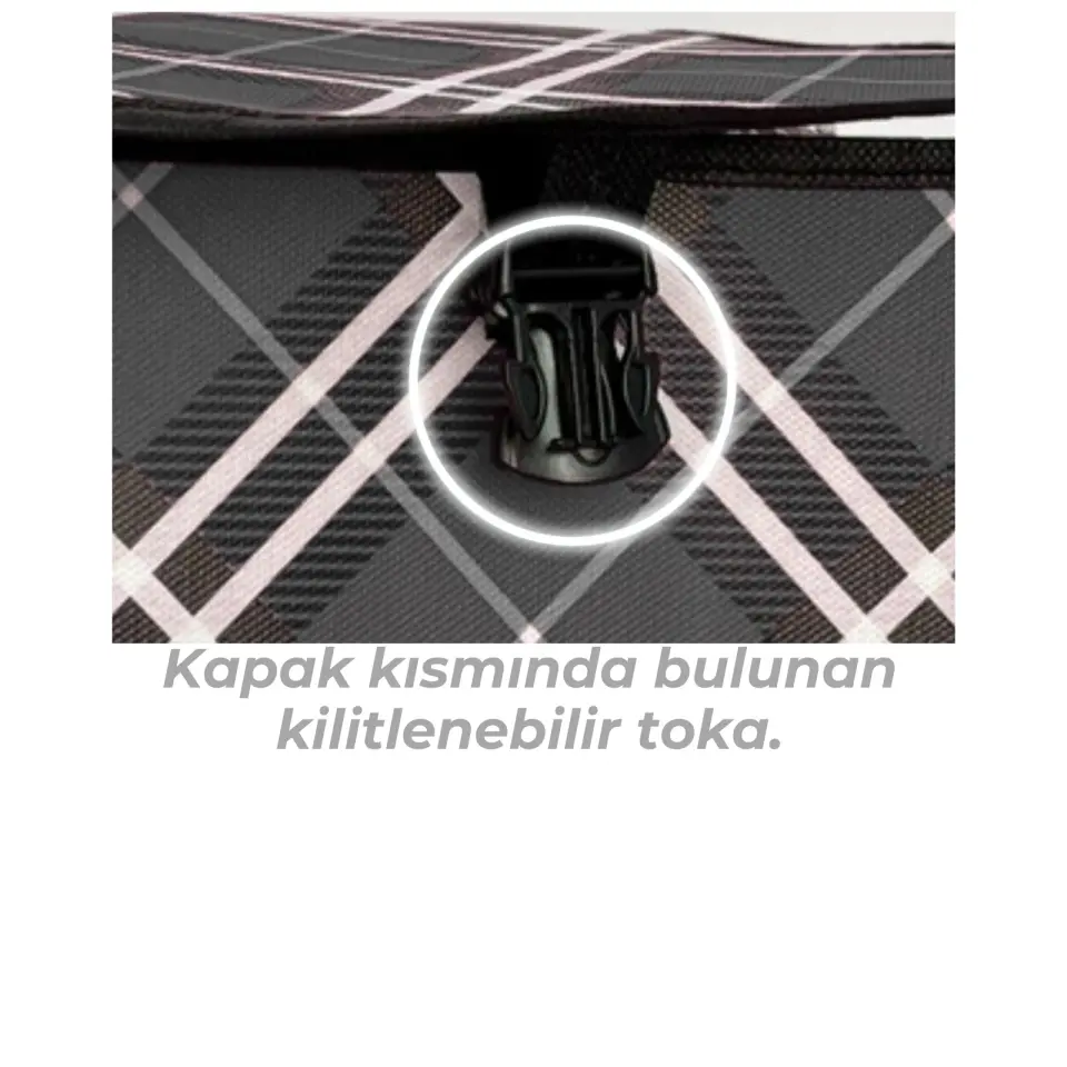 Pazar Arabası Yedek Çantası Taban Suntası Hediye ! Siyah