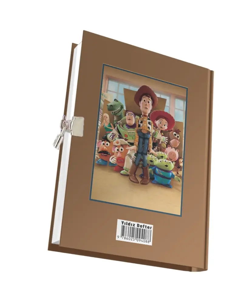 Kilitli Hatıra Günlük Anı Defteri Çizgi Karakterler Yıldız Kids Seri Toy Story
