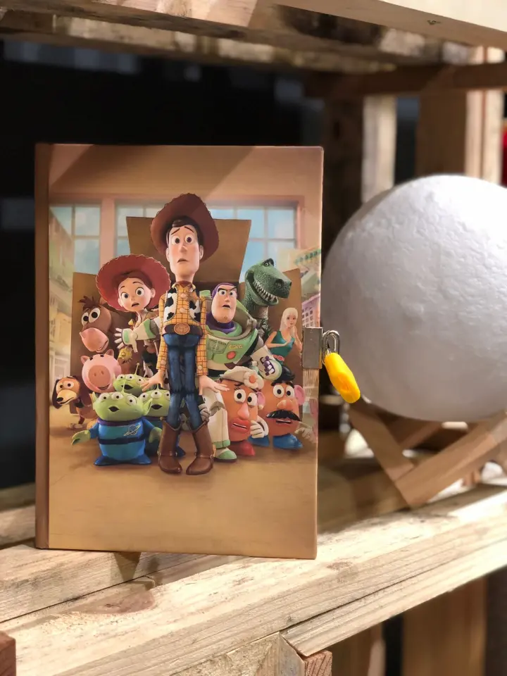 Kilitli Hatıra Günlük Anı Defteri Çizgi Karakterler Yıldız Kids Seri Toy Story