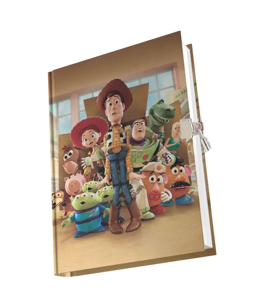 Kilitli Hatıra Günlük Anı Defteri Çizgi Karakterler Yıldız Kids Seri Toy Story