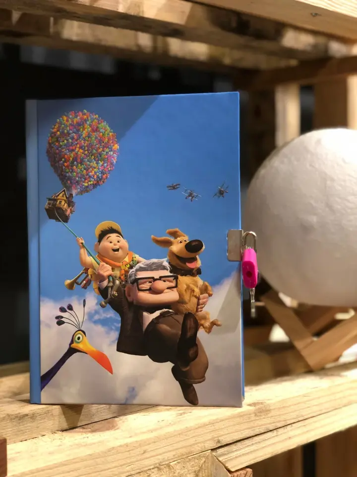 Kilitli Hatıra Günlük Anı Defteri Çizgi Karakterler Yıldız Kids Seri Up