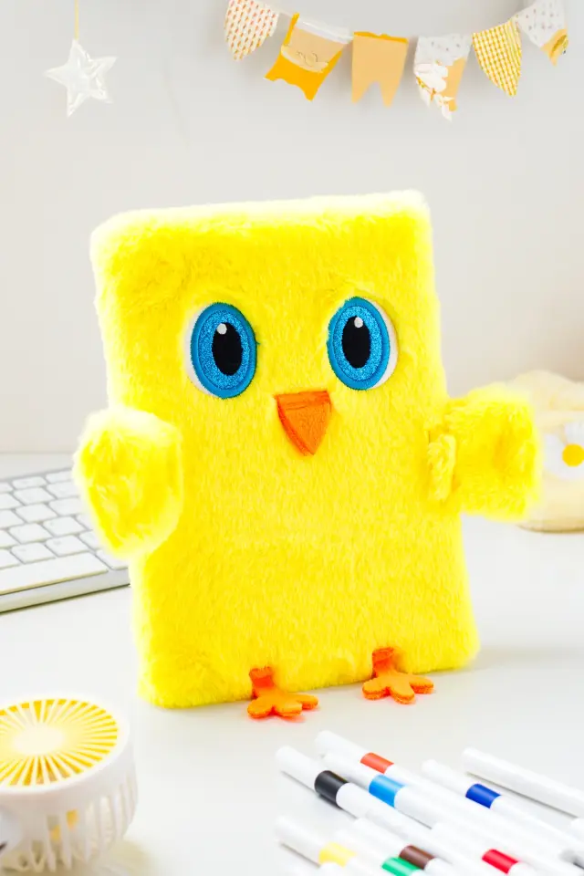Peluş Hatıra Günlük Anı Defteri Krop Notebook Seri Ördek