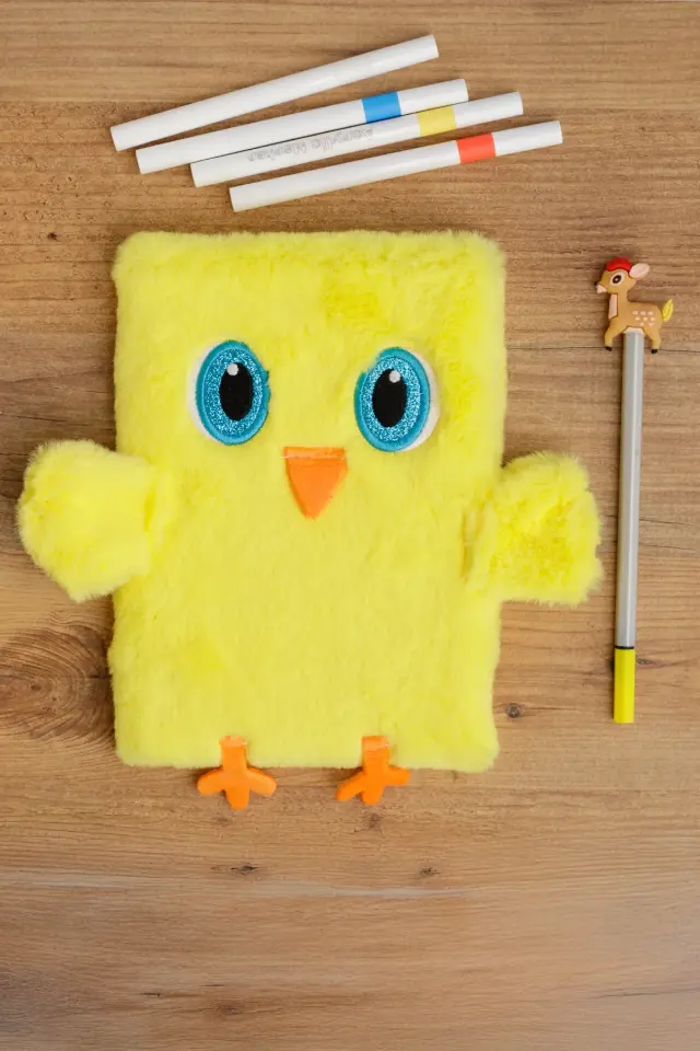 Peluş Hatıra Günlük Anı Defteri Krop Notebook Seri Ördek